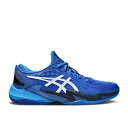 アシックス Asics 【 Court Ff 3 Novak Clay 'Tuna Blue' Men Tuna Blue/Pure Silver 】 コート ...