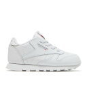 リーボック Reebok 【 Classic Leather Toddler 'Triple White' Infant Footwear White/Footwear White/Footwear White 】 クラシック レザー ベビー 赤ちゃん用 キッズ ベビー マタニティ ベビーファッション 靴 スニーカ