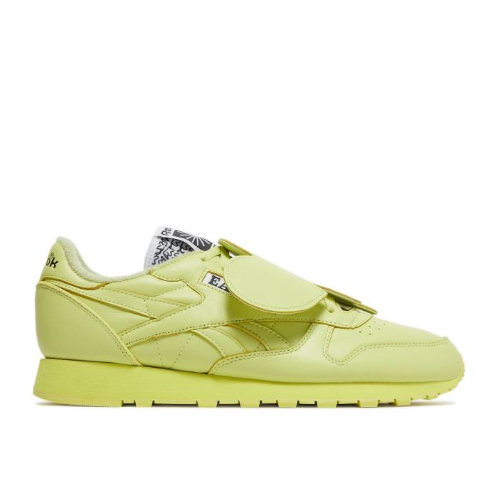 リーボック Reebok 【 Eames Office X Classic Leather 'Eames Elephant - Cool Aloe' Men Cool Aloe/Cool Aloe/Core Black 】 クラシック レザー エレファント クール 靴 メンズ靴 スニーカー メンズ クール コア 黒色 ブラ