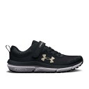 アンダーアーマー Under Armour 【 Assert 10 Ac Ps 'Black Metallic Gold' Youth 】 キッズ ベビー マタニティ キッズファッション 靴 スニーカー ジュニア キッズ(4)