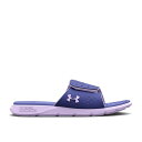 アンダーアーマー Under Armour 【 Wmns Ignite Pro Slide 'Baja Blue Nebula Purple' Women Baja Blue/Nebula Purple 】 イグナイト プロ Slide サンダル 青色 ブルー 靴 レディース靴 サンダル その他 レディース 青色 ブ(4)