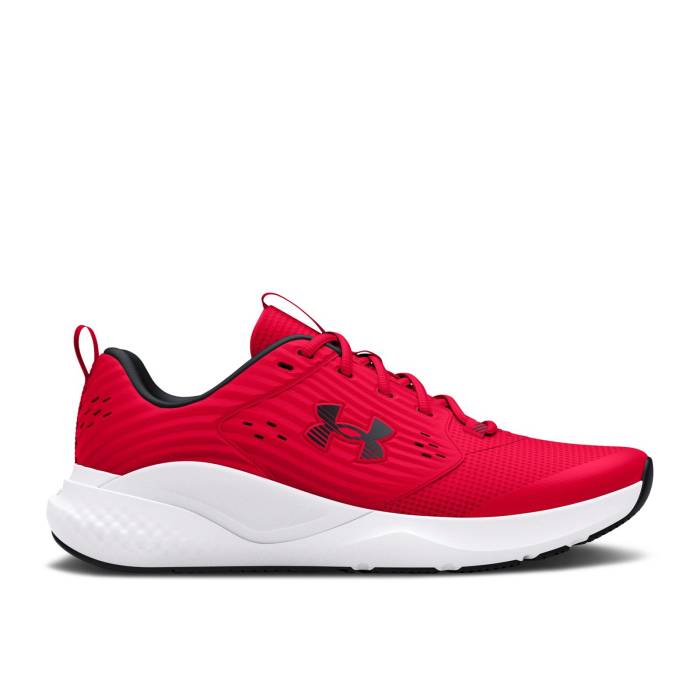 アンダーアーマー Under Armour 【 Charged Commit 4 'Red Black' Men Red/White/Black 】 靴 メンズ...