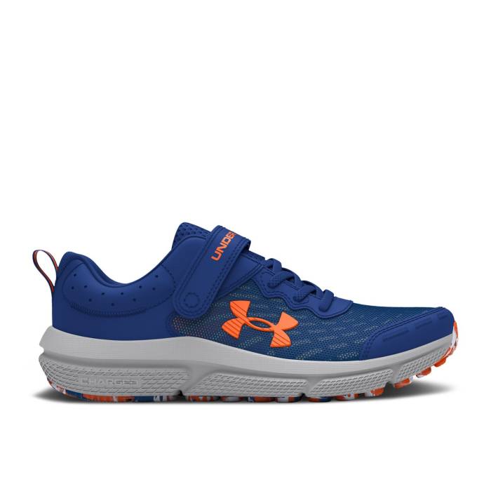 ޡ Under Armour  Assert 10 Ac Ps Wide 'Tech Blue Orange Blast' ...