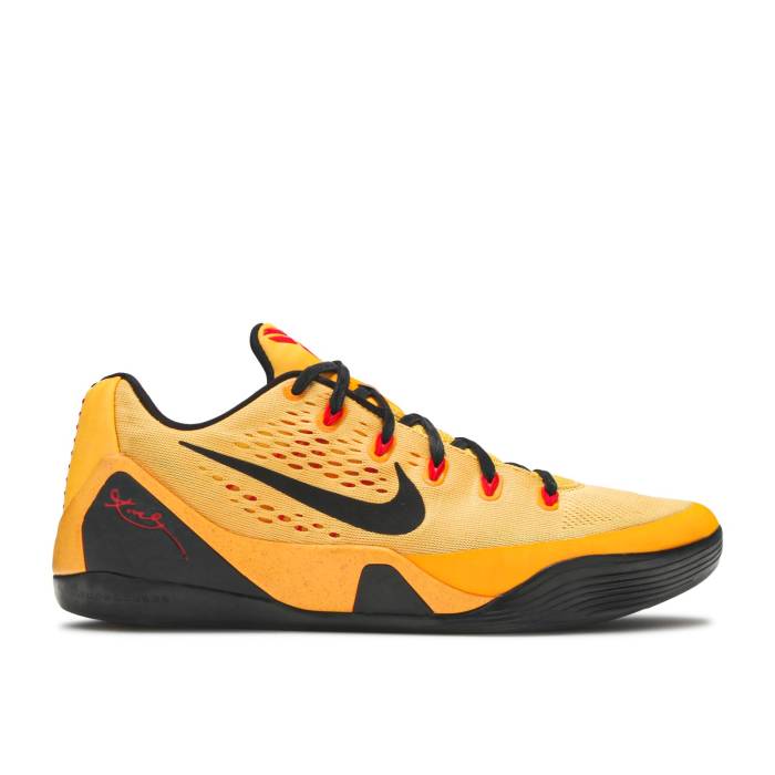 ナイキ Nike 【 Kobe 9 Em 'Bruce Lee' Men University Gold/Black/Laser Crimson 】 Kobe コービー 靴..