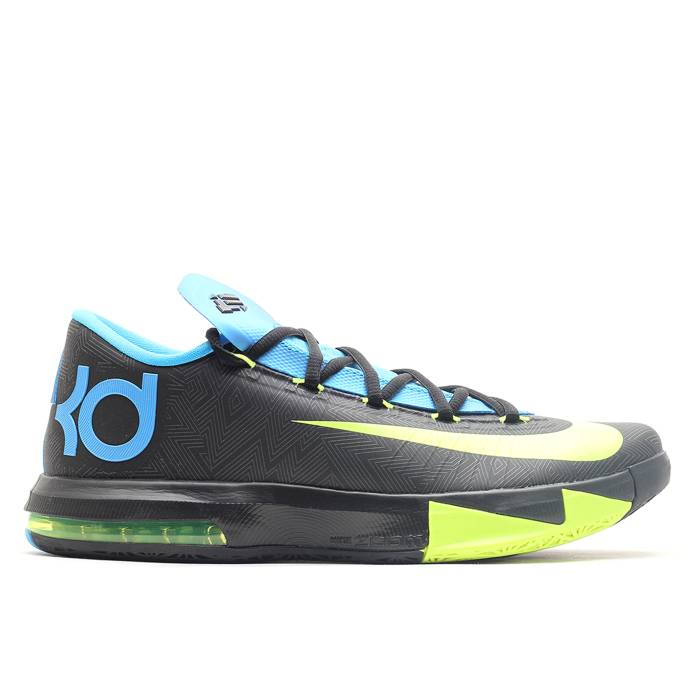 ナイキ Nike 【 Kd 6 'Away 2' Men Black/Volt-Vivid Blue-Dark Grey 】 靴 メンズ靴 その他 メンズ 黒色 ブラック 灰色 グレー