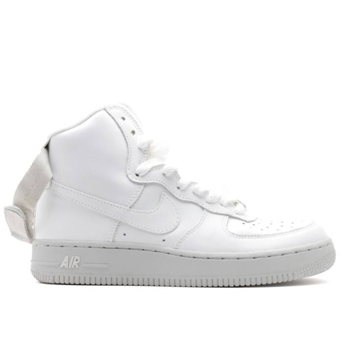 ʥ Nike  Air Force 1 High Gs Youth White/White-Neutral Grey  ϥ å...