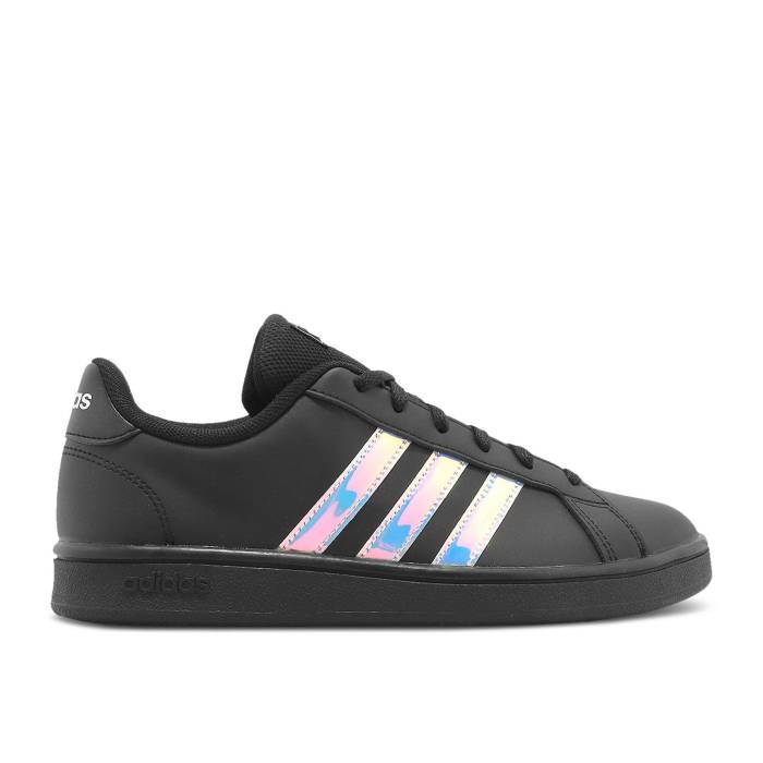 ǥ Adidas  Grand Court Base 'Black Iridescent' Men Core Black/Clou...