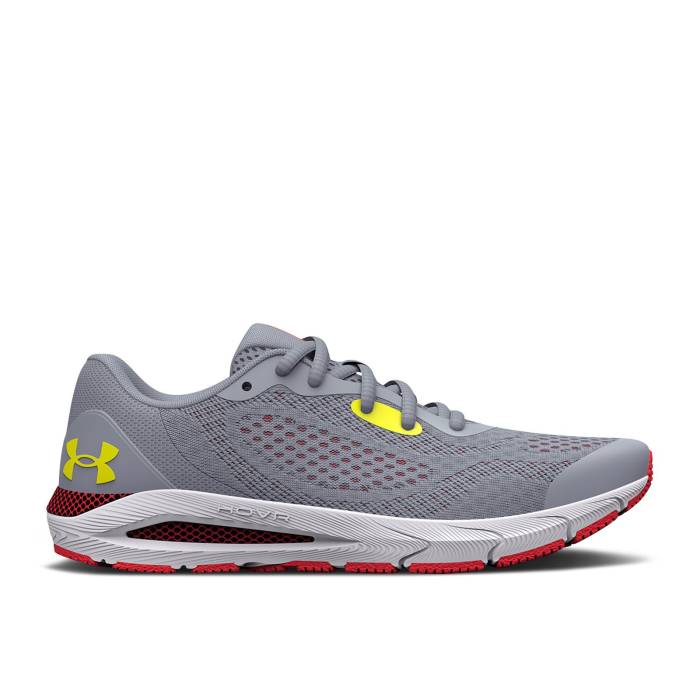 ޡ Under Armour  Hovr Sonic 5 Gs 'Mod Grey Bolt Red' Youth Mod ...