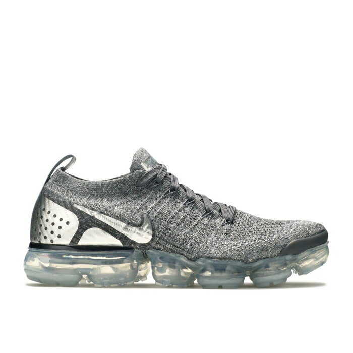 ʥ Nike  Wmns Air Vapormax Flyknit 2 'Chrome Grey' Women Dark Grey/C...