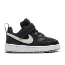 ナイキ Nike 【 Court Borough Low 2 Se Td 'Black Speckle' Infant Black/Bright Crimson...