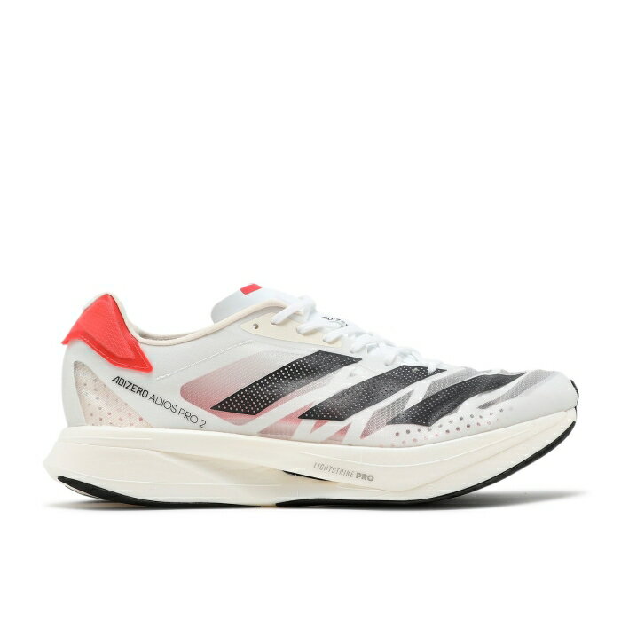 楽天スニケスアディダス Adidas 【 Adizero Adios Pro 2 'Solar Red' Men Cloud White/Carbon/Solar Red 】 アディゼロ アディオス プロ 靴 メンズ靴 スニーカー メンズ 白色 ホワイト カーボン Red 赤・レッド