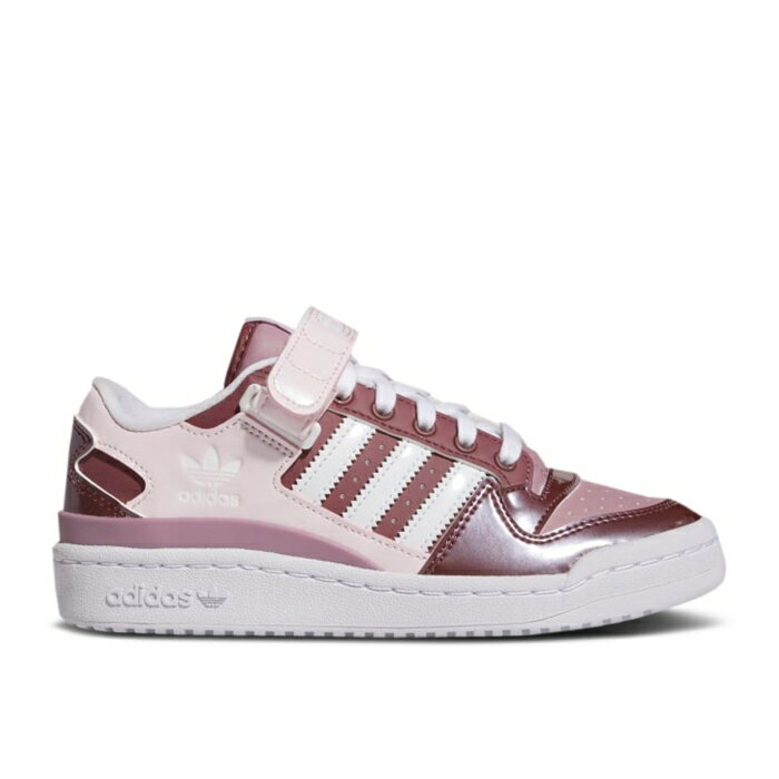 楽天スニケスアディダス Adidas 【 Forum Low J 'Quiet Crimson' Youth Quiet Crimson/Cloud White/Almost Pink 】 フォーラム キッズ ベビー マタニティ キッズファッション 靴 スニーカー ジュニア キッズ クリムゾン 白色 ホワ