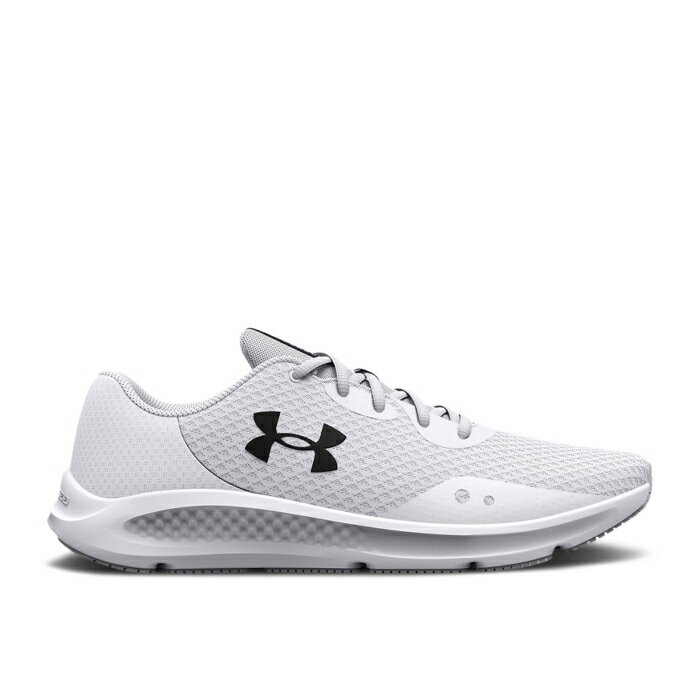 アンダーアーマー Under Armour 【 Charged Pursuit 3 'White Black' Men White/Black 】 靴 メンズ靴...