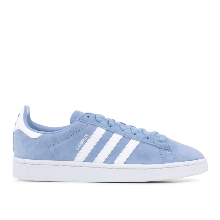アディダス Adidas 【 Campus 'Ash Blue' Men Ash Blue/Running White/Running White 】 キャンパス 靴 メンズ靴 スニーカー メンズ 青色 ブルー 白色 ホワイト