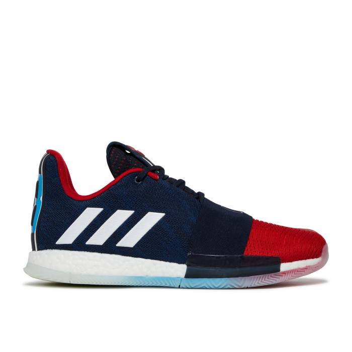 アディダス Adidas 【 Harden Vol. 3 'Rockets 90S Jersey' Men Legend Ink/Collegiate Navy/Power Red 】 ハーデン 靴 メンズ靴 スニーカー メンズ Legend レジェンド 紺色 ネイビー Power パワー Red 赤・レッド