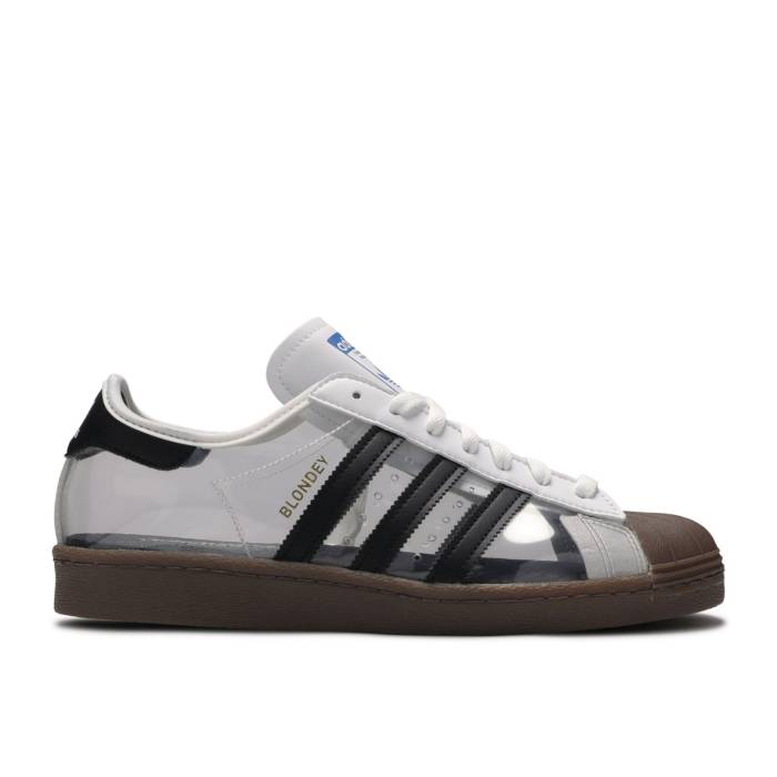 アディダス Adidas 【 Blondey Mccoy X Superstar 80 'Clear' Men Cloud White/Core Black/Gum 】 Superstar スーパースター 靴 メンズ靴 スニーカー メンズ 白色 ホワイト コア 黒色 ブラック