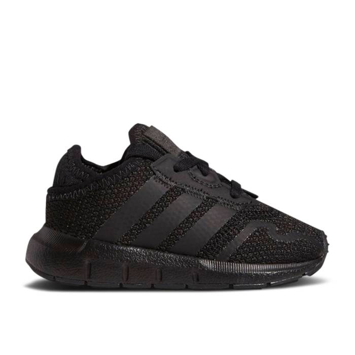 アディダス Adidas 【 Swift Run X Infant 'Triple Black' Infant Core Black/Core Black/Core Black 】 Swift ラン キッズ ベビー マタニティ ベビーファッション 靴 スニーカー ベビー コア 黒色 ブラック