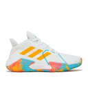 アディダス Adidas 【 Court Vision 2.0 'Rainbow Sole' Men Cloud White/Solar Gold/Signal...