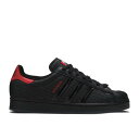 アディダス Adidas 【 Star Wars X Superstar 'Darth Vader' Men Core Black/Core Black/Scarlet 】 Superstar スーパースター 靴 メンズ靴 スニーカー メンズ コア 黒色 ブラック