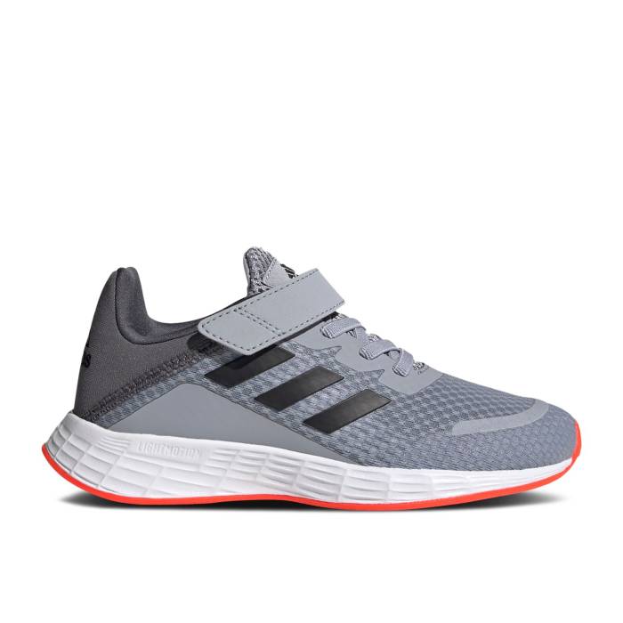アディダス Adidas 【 Duramo Sl J 'Halo Silver Black' Youth Halo Silver/Core Black/Solar Red 】 Silver 銀色・シルバー キッズ ベビー マタニティ キッズファッション 靴 スニーカー ジュニア キッズ Silver 銀色・