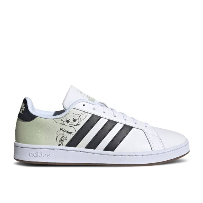ǥ Adidas  Star Wars X Grand Court 'Baby Yoda' Men Cloud White/Carbon/Halo G...