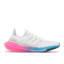 アディダス Adidas 【 Wmns Ultraboost 22 'White Gradient' Women Cloud White/Cloud White/Team Shock Pink 】 靴 レディース靴 スニーカー レディース 白色 ホワイト Team チーム ショック pink ピンク