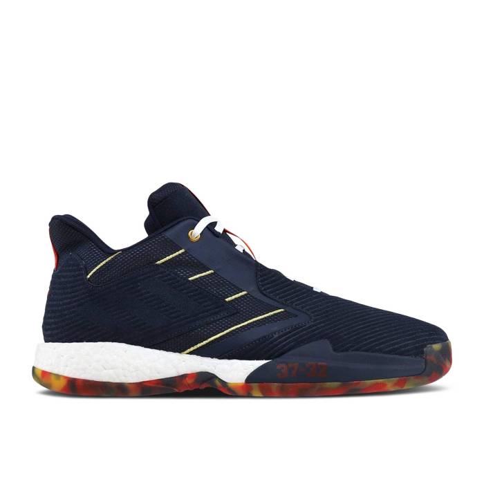 アディダス Adidas 【 T-Mac Millennium 2 'No Mercy' Men Collegiate Navy/Scarlet/Gold Metallic 】 靴 メンズ靴 スニーカー メンズ 紺色 ネイビー ゴールド