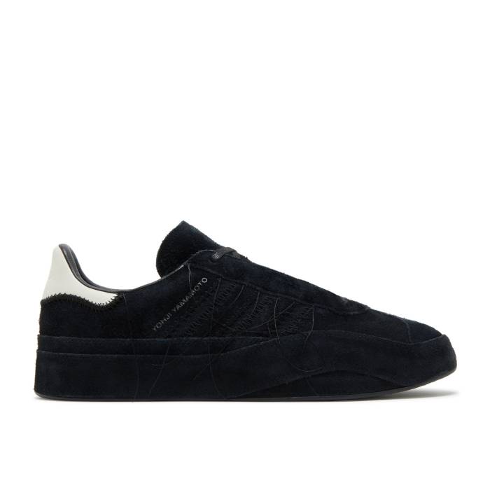 楽天スニケスアディダス Adidas 【 Y-3 Gazelle 'Black Sashiko' Men Black/Black/Off White 】 ガゼル 靴 メンズ靴 スニーカー メンズ 黒色 ブラック 白色 ホワイト