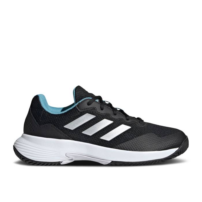 ǥ Adidas  Wmns Gamecourt 2.0 'Black Preloved Blue' Women Core Bla...