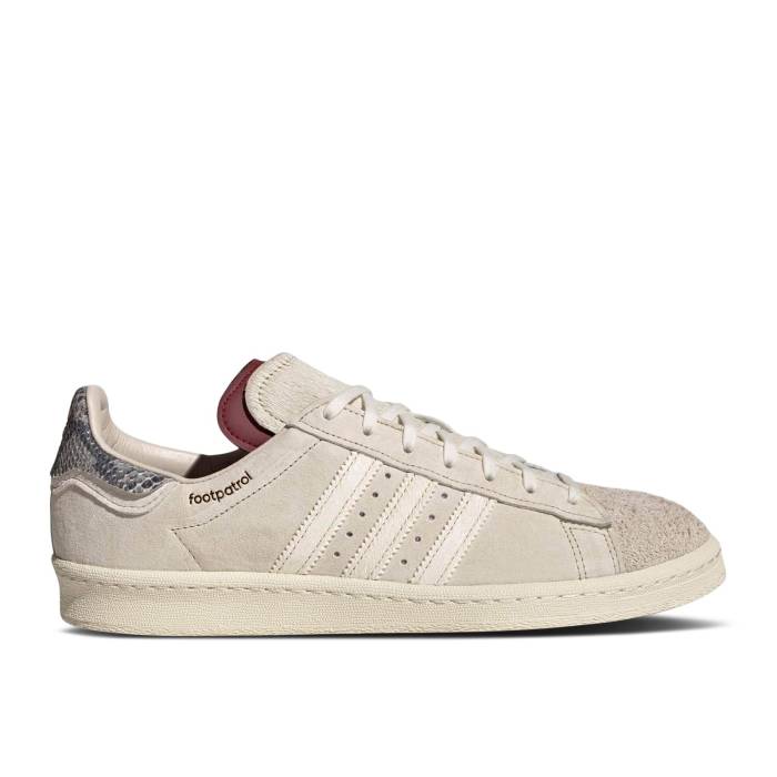 アディダス Adidas 【 Footpatrol X Campus '20Th Anniversary' Men Cream White/Off White/Bliss 】 キャンパス 靴 メンズ靴 スニーカー メンズ クリーム 白色 ホワイト
