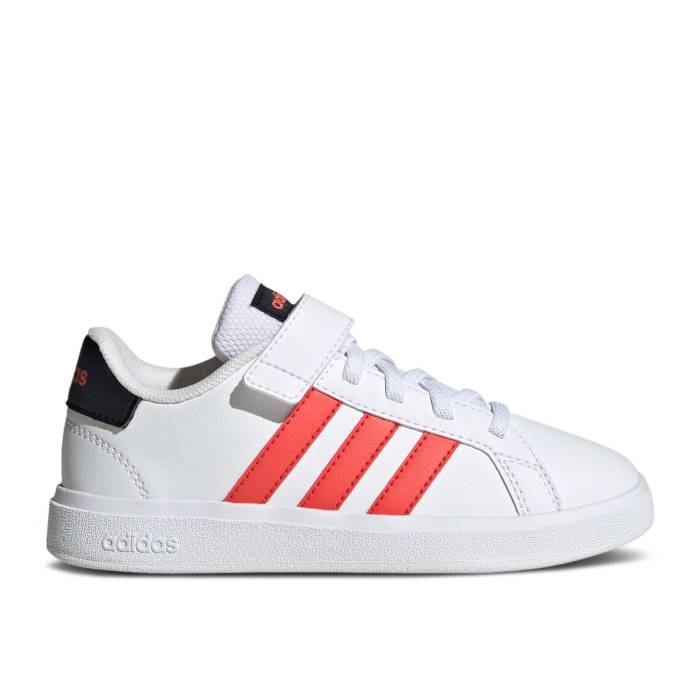 ǥ Adidas  Grand Court J 'White Bright Red' Youth Cloud White/Brig...