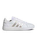 アディダス Adidas 【 Wmns Grand Court Base 2.0 'White Platinum Metallic' Women Cloud White/Platinum Metallic/Cloud White 】 グランド コート Platinum プラチナム 靴 レディース靴 スニーカー レディース 白色 ホワイト P