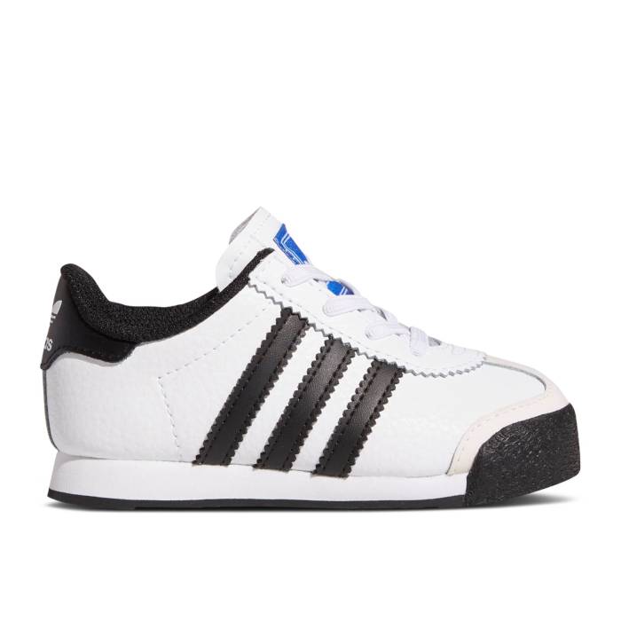 楽天スニケスアディダス Adidas 【 Samoa I 'White Black' Infant Cloud White/Core Black/Blue 】 Samoa サモア キッズ ベビー マタニティ ベビーファッション 靴 スニーカー ベビー 白色 ホワイト コア 黒色 ブラック 青色 ブ