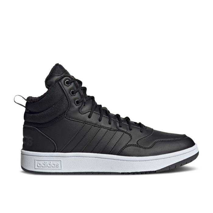 アディダス Adidas 【 Hoops 3.0 Mid Winter 'Black White' Men Core Black/Core Black/Cloud White 】 ミッド ウィンター 靴 メンズ靴 スニーカー メンズ コア 黒色 ブラック 白色 ホワイト(4)
