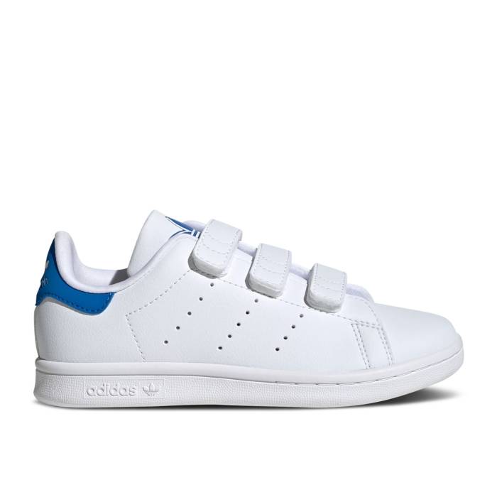 楽天スニケスアディダス Adidas 【 Stan Smith J 'White Blue Bird' Youth Cloud White/Cloud White/Blue Bird 】 青色 ブルー キッズ ベビー マタニティ キッズファッション 靴 スニーカー ジュニア キッズ 白色 ホワイト 青色