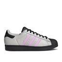 アディダス Adidas 【 Superstar 'Grey Black Lilac' Men 】 Superstar スーパースター 黒色 ブラック 靴 メン...