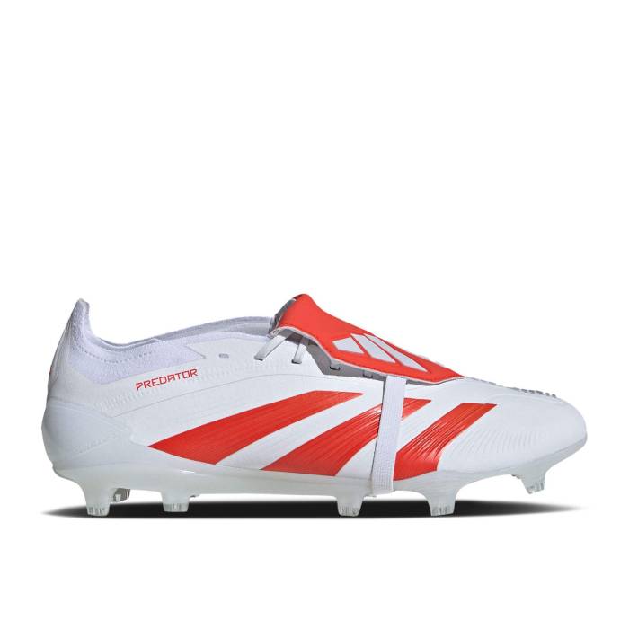アディダス Adidas 【 Trent Alexander-Arnold X Predator Elite Foldover Tongue Fg 'White Bright Red' Men Cloud White/Bright Red/Cloud White 】 プレデター エリート 靴 メンズ靴 スニーカー メンズ 白色 ホワイト Red 赤・レ