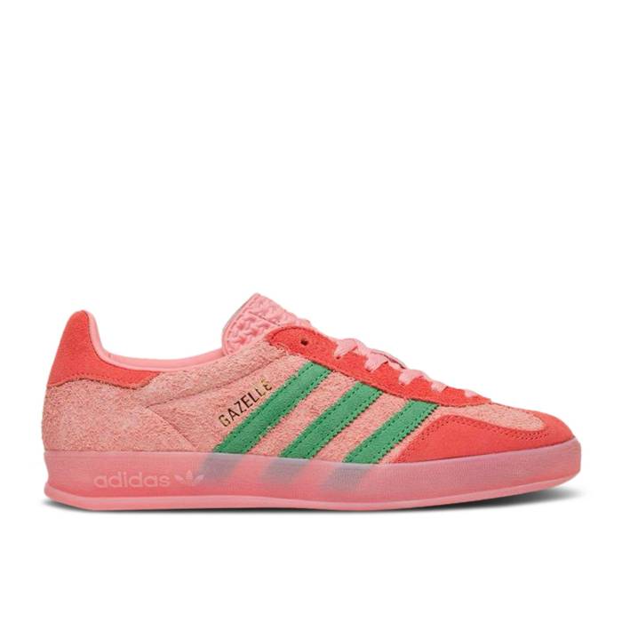 ǥ Adidas  Wmns Gazelle Indoor 'Pink Spark Preloved Green' Women S...