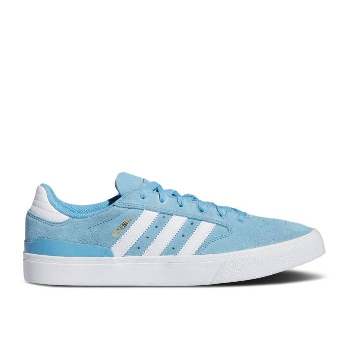 アディダス Adidas 【 Busenitz Vulc 2 'Sky Blue White' Men Sky Blue/Cloud White/Gold Metallic 】 青色 ブルー 靴 メンズ靴 スニーカー メンズ スカイ 青色 ブルー 白色 ホワイト ゴールド