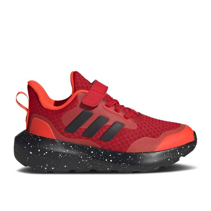 楽天スニケスアディダス Adidas 【 Fortarun 3 C 'Scarlet Black' Youth Better Scarlet/Core Black/Solar Red 】 キッズ ベビー マタニティ キッズファッション 靴 スニーカー ジュニア キッズ コア 黒色 ブラック Red 赤・レッド