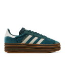 アディダス Adidas 【 Wmns Gazelle Bold 'Mineral Green Velvet' Women Mineral Green/Putty Grey/Mineral Green 】 ガゼル green 緑・グリーン 靴 レディース靴 スニーカー レディース green 緑・グリーン 灰色 グレー
