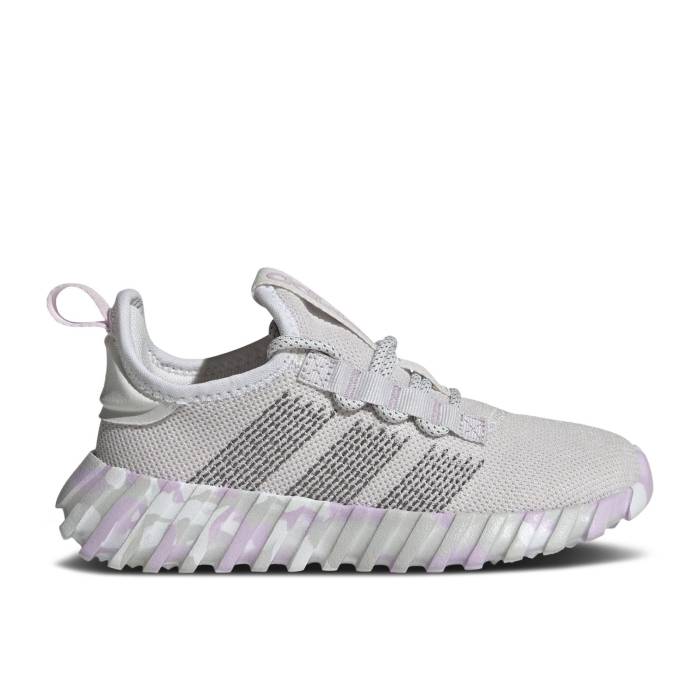 楽天スニケスアディダス Adidas 【 Kaptir Flow K 'Grey Ice Lavender' Youth Cloud White/Grey/Ice Lavender 】 フローレス キッズ ベビー マタニティ キッズファッション 靴 スニーカー ジュニア キッズ 白色 ホワイト 灰色 グ