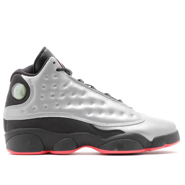 楽天スニケスナイキ　エアジョーダン Air Jordan 【 Jordan 13 Retro Premium Gs 'Reflective Silver' Youth Reflective Silver/Infrared 23/Black 】 13 サーティーン レトロ Premium プレミアム キッズ ベビー マタニティ キッズファッシ