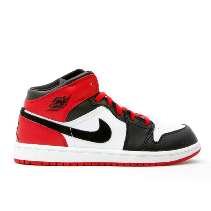楽天スニケスナイキ　エアジョーダン Air Jordan 【 Jordan 1 Retro Ps 'Black Toe' Youth White/ Black-Varsity Red 】 レトロ キッズ ベビー マタニティ キッズファッション 靴 スニーカー ジュニア キッズ 白色 ホワイト Red