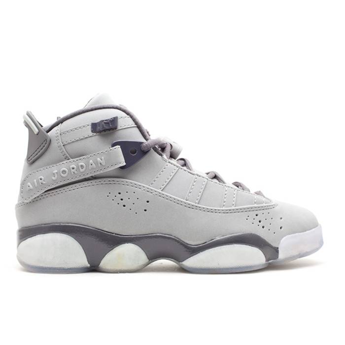 ʥ硼 Air Jordan  6 Rings Gs '3M' Youth Metallic Silver/Lt Grph...