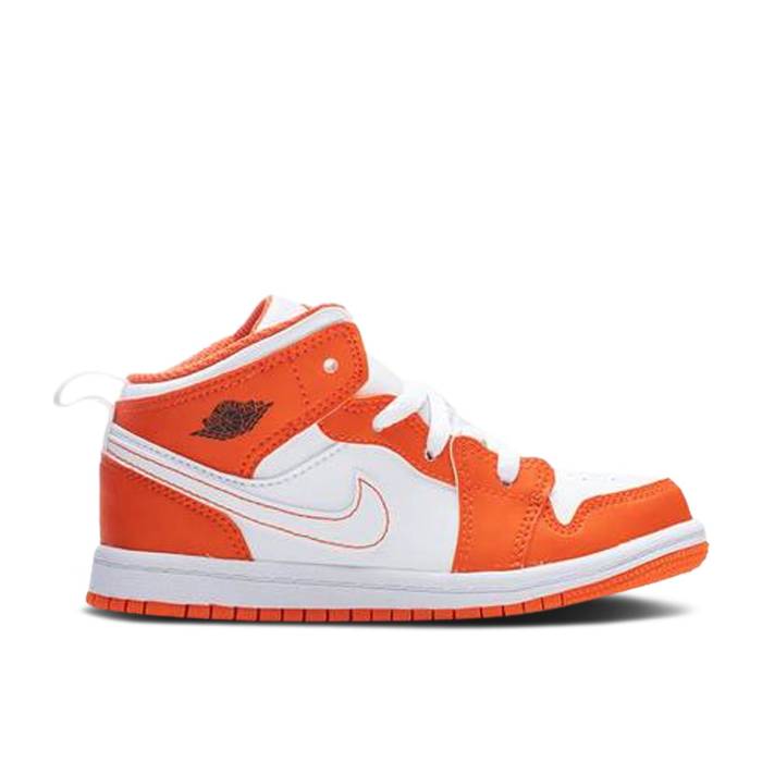 ʥ硼 Air Jordan  Jordan 1 Mid Se Td 'Electro Orange' Infant El...