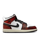 ナイキ エアジョーダン Air Jordan 【 Jordan 1 Mid Se Ps 'Wear-Away' Youth Black/White/Sail/I...