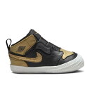 ナイキ エアジョーダン Air Jordan 【 Jordan 1 Retro High Og Cb 'Black Metallic Gold' Infant ...