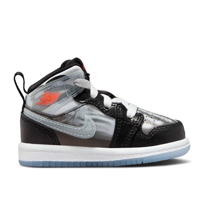 ʥ硼 Air Jordan  Jordan 1 Mid Ss Td 'X-Ray' Infant Black/Ice B...