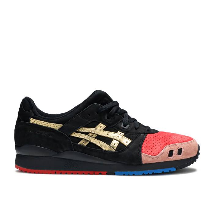 楽天スニケスアシックス Asics 【 Kith X Gel Lyte 3 Og 'Tokyo Trio Pack - 252.1' Men Classic Red/Rich Gold 】 靴 メンズ靴 スニーカー メンズ クラシック Red 赤・レッド ゴールド